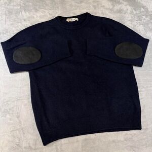 Rare 80s Vintage Old Money Pringle Scotland Sweater | Navy | 42